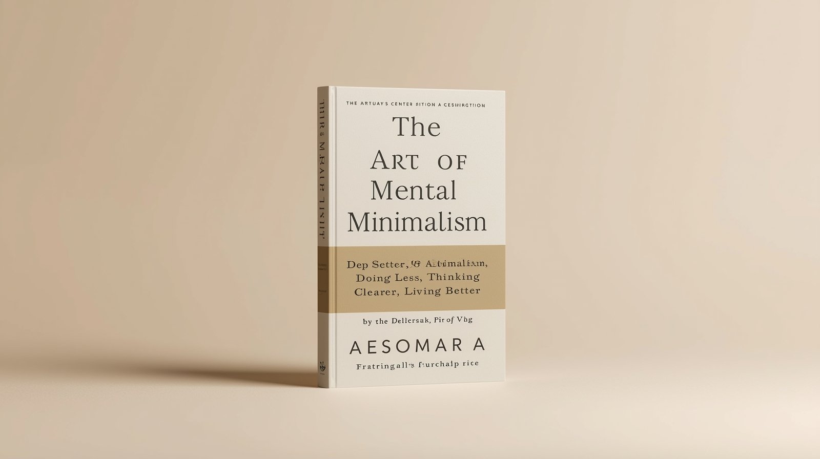 The Art of Mental Minimalism: Doing Less, Thinking Clearer, Living Better